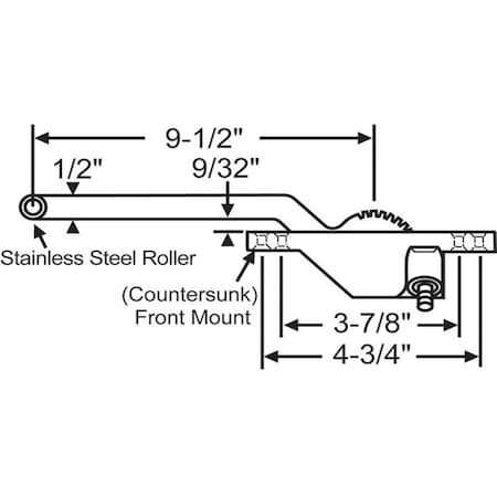 Strybuc Single Arm Casement Operator 36-434-1